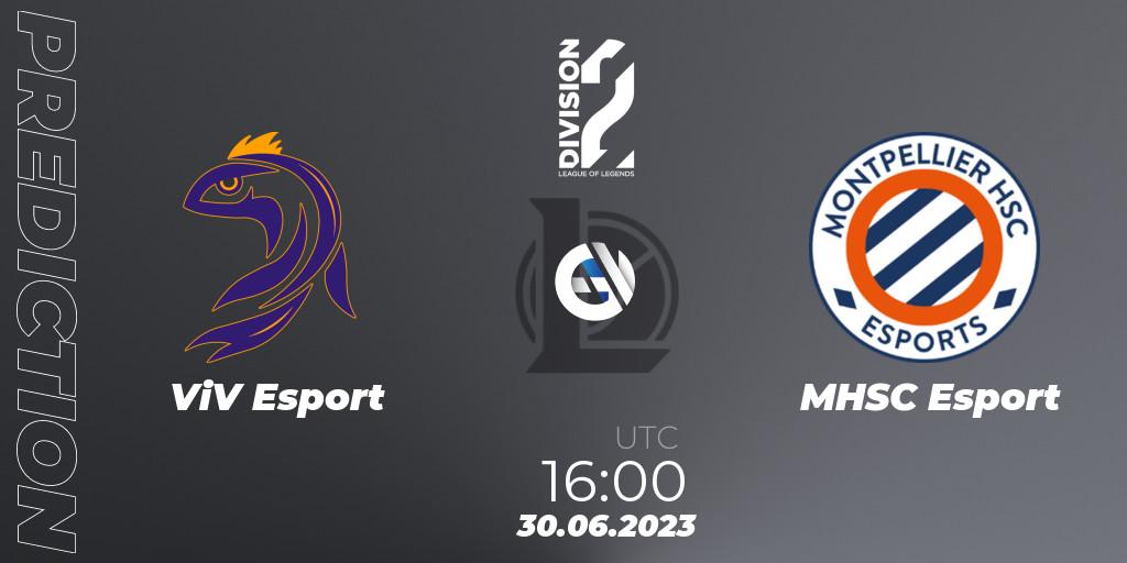 ViV Esport - MHSC Esport: Maç tahminleri. 30.06.2023 at 16:00, LoL, LFL Division 2 Summer 2023 - Group Stage