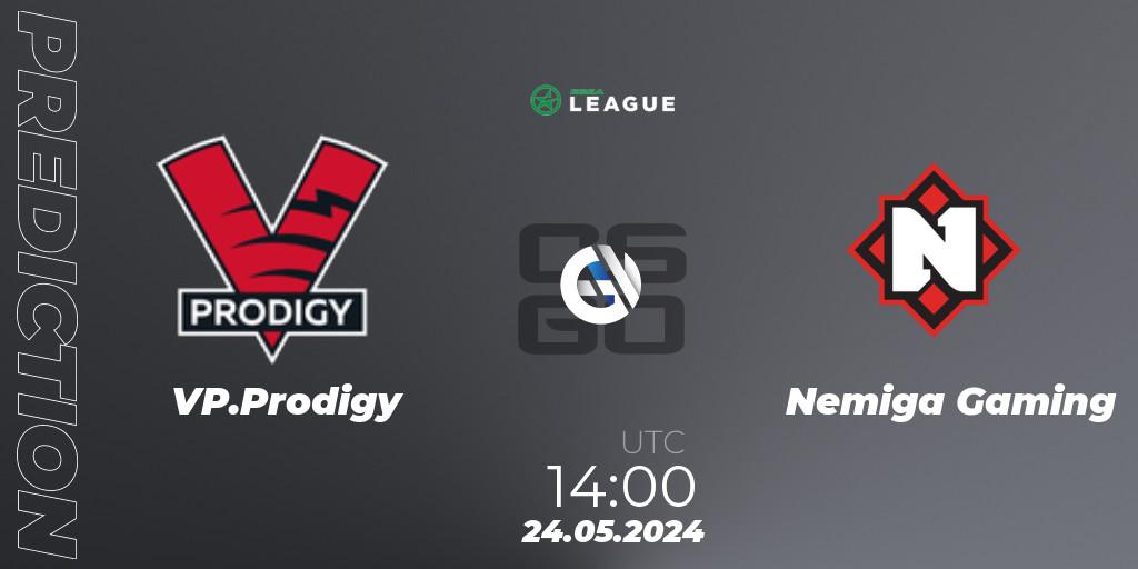 VP.Prodigy - Nemiga Gaming: Maç tahminleri. 24.05.2024 at 14:00, Counter-Strike (CS2), ESEA Season 49: Advanced Division - Europe
