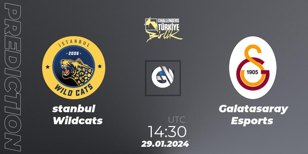 İstanbul Wildcats - Galatasaray Esports: Maç tahminleri. 29.01.2024 at 14:30, VALORANT, VALORANT Challengers 2024 Turkey: Birlik Split 1