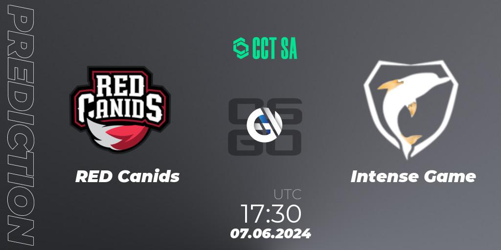 RED Canids - Intense Game: Maç tahminleri. 07.06.2024 at 17:30, Counter-Strike (CS2), CCT Season 2 South America Series 1
