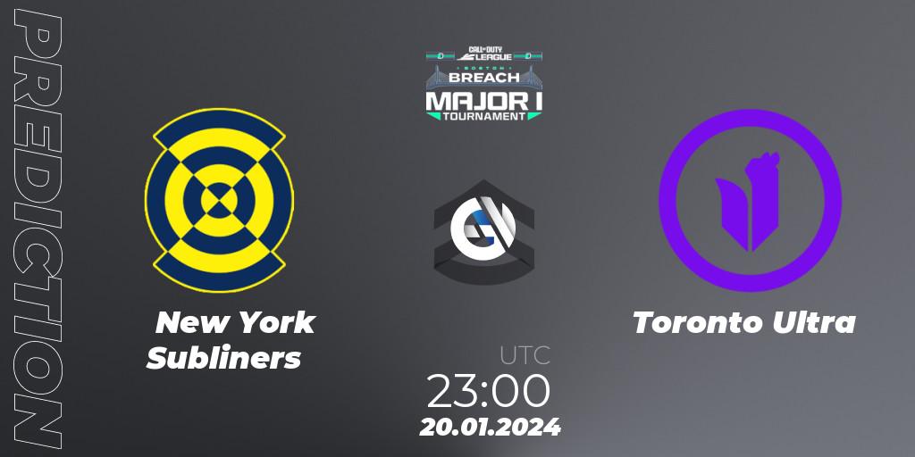 New York Subliners - Toronto Ultra: Maç tahminleri. 19.01.2024 at 23:00, Call of Duty, Call of Duty League 2024: Stage 1 Major Qualifiers