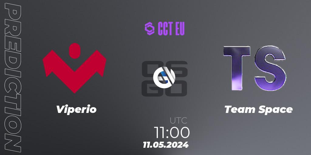 Viperio - Team Space: Maç tahminleri. 11.05.2024 at 11:00, Counter-Strike (CS2), CCT Season 2 European Series #3 Play-In
