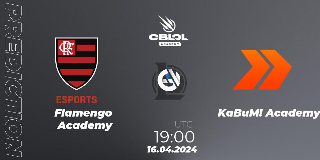 Flamengo Academy - KaBuM! Academy: Maç tahminleri. 16.04.24, LoL, CBLOL Academy Split 1 2024