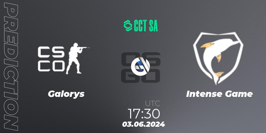 Galorys - Intense Game: Maç tahminleri. 03.06.2024 at 17:30, Counter-Strike (CS2), CCT Season 2 South America Series 1