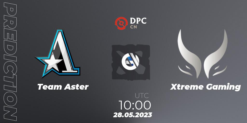 Team Aster - Xtreme Gaming: Maç tahminleri. 28.05.23, Dota 2, DPC 2023 Tour 3: CN Division I (Upper)