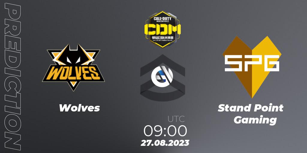 Wolves - Stand Point Gaming: Maç tahminleri. 27.08.2023 at 09:00, Call of Duty, China Masters 2023 S6 - Stage 2