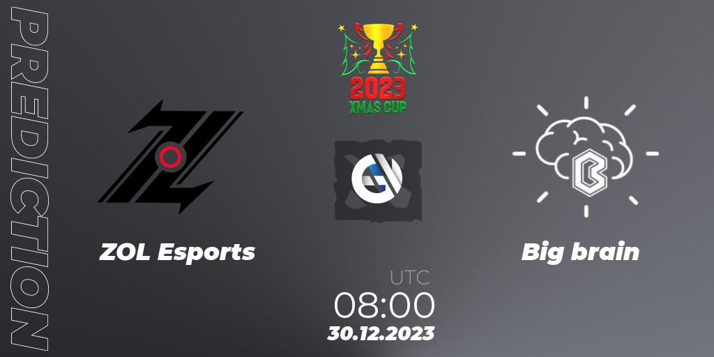 ZOL Esports - Big brain: Maç tahminleri. 04.01.2024 at 08:00, Dota 2, Xmas Cup 2023