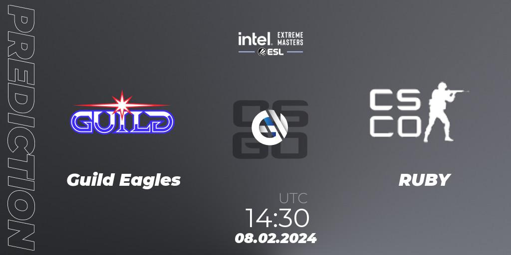 Guild Eagles - RUBY: Maç tahminleri. 08.02.24, CS2 (CS:GO), Intel Extreme Masters China 2024: European Closed Qualifier