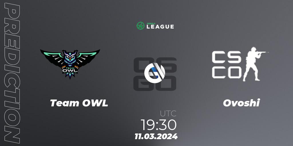 Team OWL - Ovoshi: Maç tahminleri. 11.03.2024 at 19:30, Counter-Strike (CS2), ESEA Season 48: Main Division - Europe