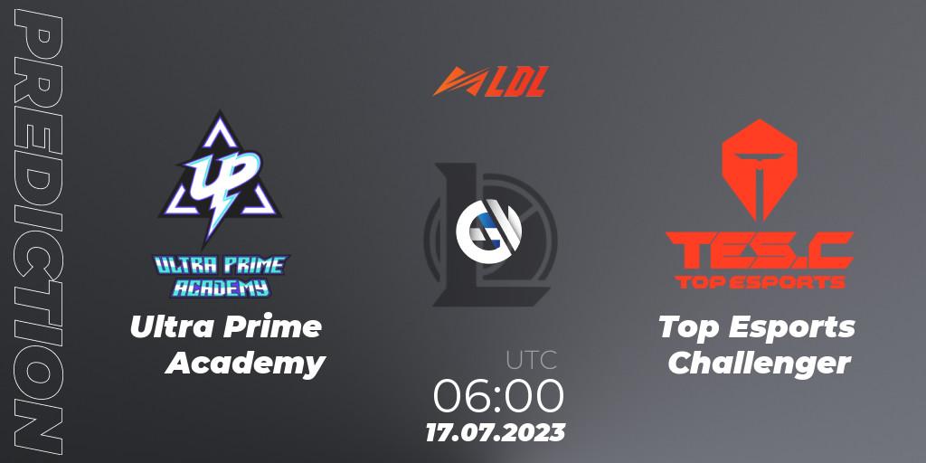 Ultra Prime Academy - Top Esports Challenger: Maç tahminleri. 17.07.2023 at 06:00, LoL, LDL 2023 - Regular Season - Stage 3