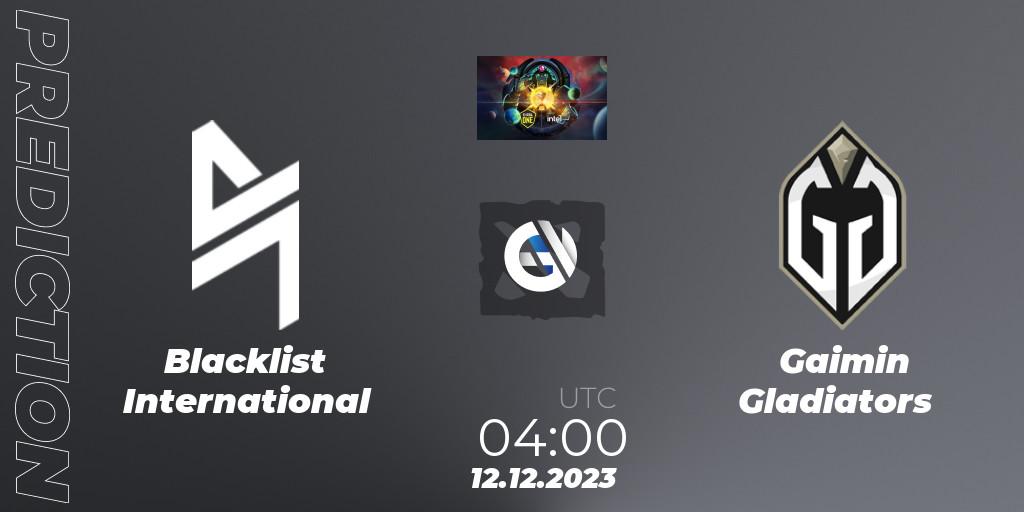 Blacklist International - Gaimin Gladiators: Maç tahminleri. 12.12.2023 at 04:03, Dota 2, ESL One - Kuala Lumpur 2023