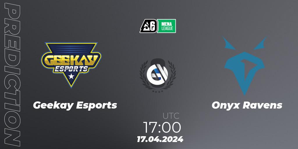 Geekay Esports - Onyx Ravens: Maç tahminleri. 17.04.24, Rainbow Six, MENA League 2024 - Stage 1