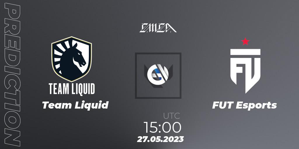 Team Liquid - FUT Esports: Maç tahminleri. 27.05.23, VALORANT, VCT 2023: EMEA League 