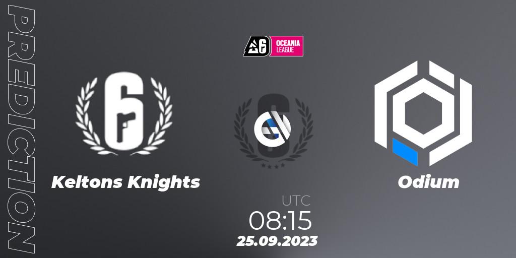 Keltons Knights - Odium: Maç tahminleri. 25.09.2023 at 08:15, Rainbow Six, Oceania League 2023 - Stage 2