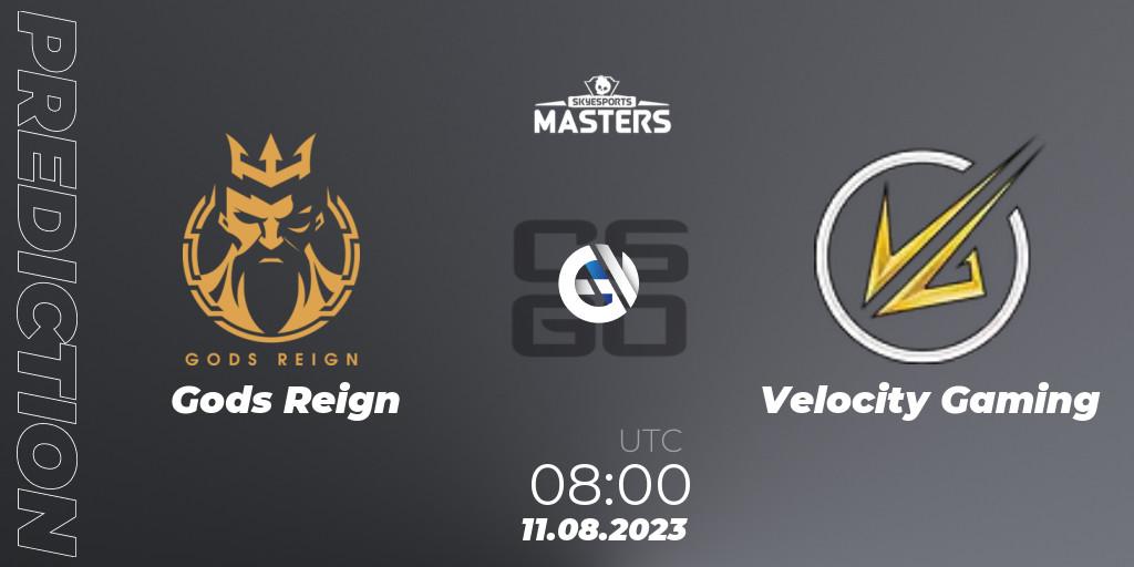 Gods Reign - Velocity Gaming: Maç tahminleri. 11.08.2023 at 08:00, Counter-Strike (CS2), Skyesports Masters 2023: Regular Season