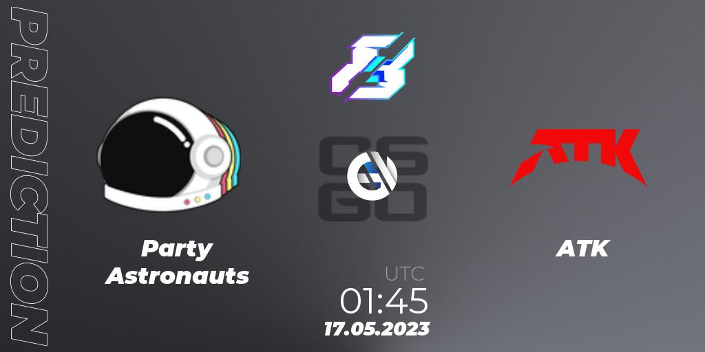 Party Astronauts - ATK: Maç tahminleri. 17.05.2023 at 01:45, Counter-Strike (CS2), Gamers8 2023 North America Open Qualifier