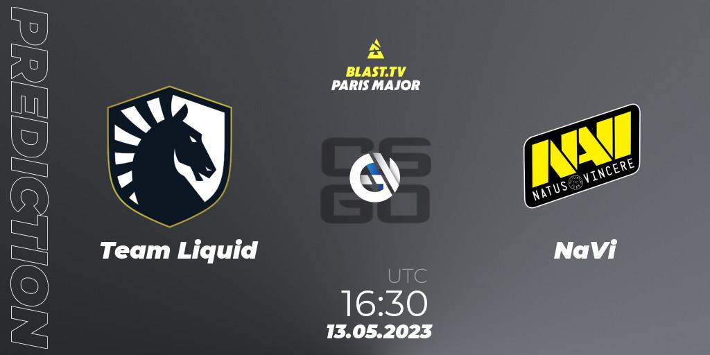 Team Liquid - NaVi: Maç tahminleri. 13.05.2023 at 15:20, Counter-Strike (CS2), BLAST Paris Major 2023