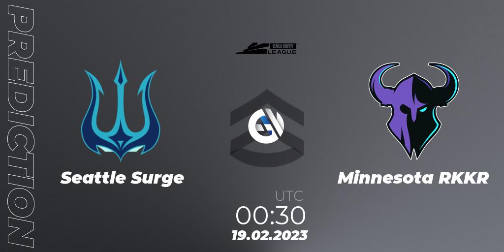 Seattle Surge - Minnesota RØKKR: Maç tahminleri. 19.02.2023 at 01:00, Call of Duty, Call of Duty League 2023: Stage 3 Major Qualifiers