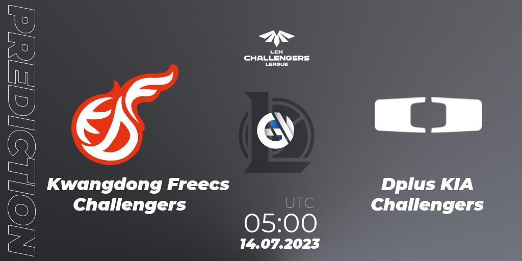 Kwangdong Freecs Challengers - Dplus KIA Challengers: Maç tahminleri. 14.07.2023 at 05:00, LoL, LCK Challengers League 2023 Summer - Group Stage