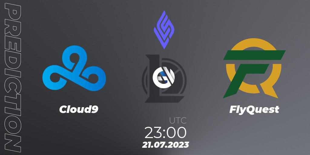 Cloud9 - FlyQuest: Maç tahminleri. 22.07.2023 at 01:00, LoL, LCS Summer 2023 - Group Stage