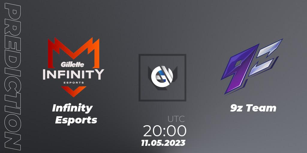 Infinity Esports - 9z Team: Maç tahminleri. 11.05.23, VALORANT, VALORANT Challengers 2023: LAS Split 2 - Regular Season