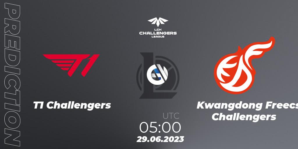 T1 Challengers - Kwangdong Freecs Challengers: Maç tahminleri. 29.06.23, LoL, LCK Challengers League 2023 Summer - Group Stage