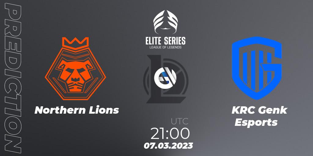 Northern Lions - KRC Genk Esports: Maç tahminleri. 07.03.2023 at 21:00, LoL, Elite Series Spring 2023 - Group Stage