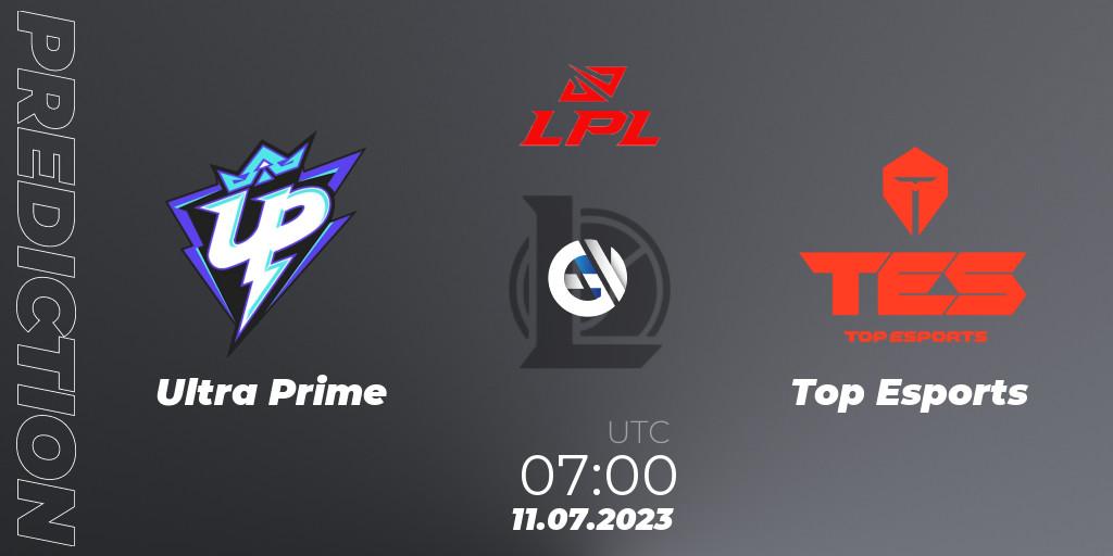 Ultra Prime - Top Esports: Maç tahminleri. 11.07.23, LoL, LPL Summer 2023 Regular Season