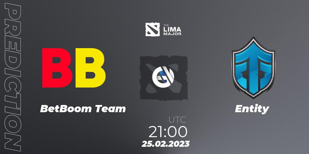 BetBoom Team - Entity: Maç tahminleri. 25.02.2023 at 21:37, Dota 2, The Lima Major 2023