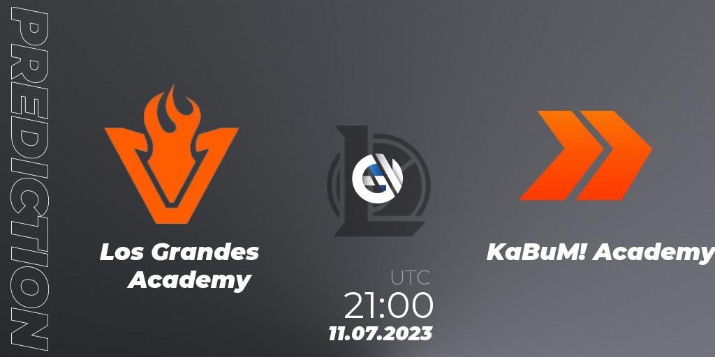 Los Grandes Academy - KaBuM! Academy: Maç tahminleri. 11.07.2023 at 21:00, LoL, CBLOL Academy Split 2 2023 - Group Stage
