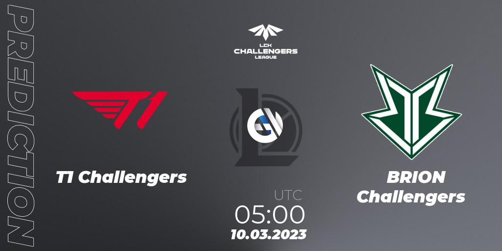T1 Challengers - Brion Esports Challengers: Maç tahminleri. 10.03.2023 at 05:00, LoL, LCK Challengers League 2023 Spring