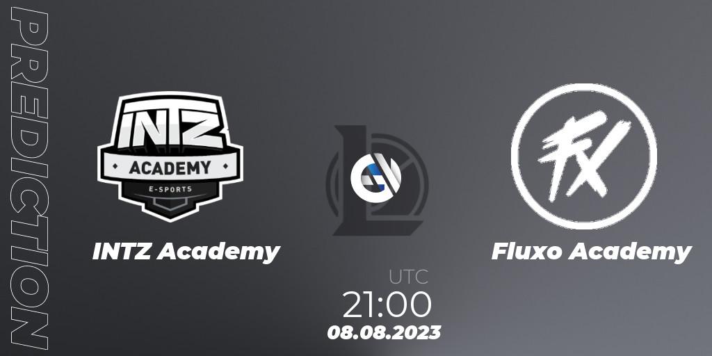 INTZ Academy - Fluxo Academy: Maç tahminleri. 08.08.2023 at 21:00, LoL, CBLOL Academy Split 2 2023 - Group Stage