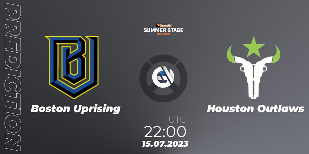 Boston Uprising - Houston Outlaws: Maç tahminleri. 15.07.23, Overwatch, Overwatch League 2023 - Summer Stage Qualifiers