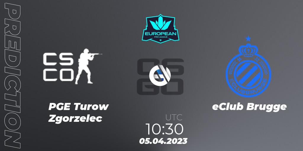 PGE Turow Zgorzelec - eClub Brugge: Maç tahminleri. 05.04.2023 at 12:00, Counter-Strike (CS2), European Pro League Season 7