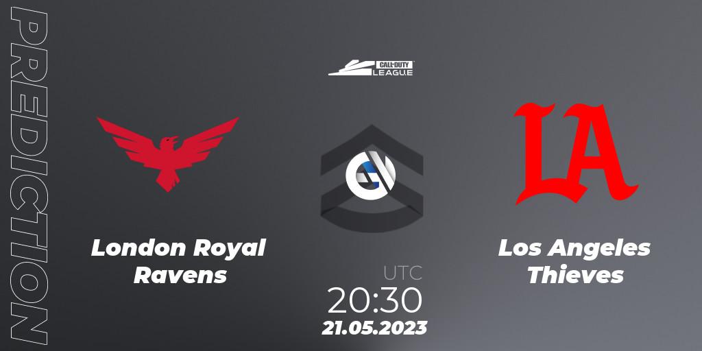 London Royal Ravens - Los Angeles Thieves: Maç tahminleri. 21.05.2023 at 20:45, Call of Duty, Call of Duty League 2023: Stage 5 Major Qualifiers