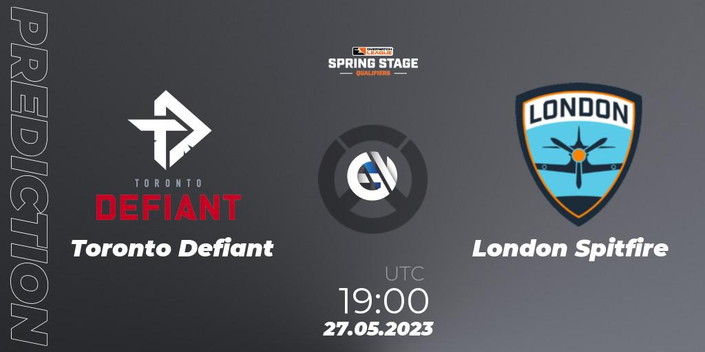 Toronto Defiant - London Spitfire: Maç tahminleri. 27.05.2023 at 19:00, Overwatch, OWL Stage Qualifiers Spring 2023 West