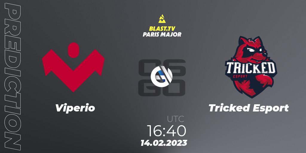 Viperio - Tricked Esport: Maç tahminleri. 14.02.2023 at 16:50, Counter-Strike (CS2), BLAST.tv Paris Major 2023 Europe RMR Open Qualifier