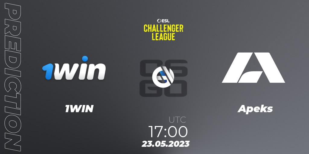 1WIN - Apeks: Maç tahminleri. 23.05.2023 at 17:15, Counter-Strike (CS2), ESL Challenger League Season 45: Europe