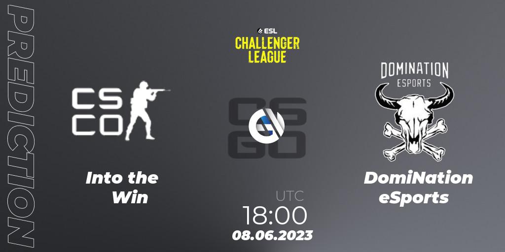 Into the Win - DomiNation eSports: Maç tahminleri. 08.06.2023 at 18:00, Counter-Strike (CS2), ESL Challenger League Season 45 Europe Relegation