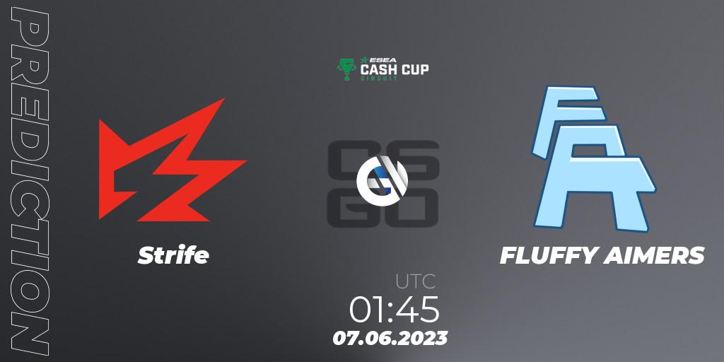 Strife - FLUFFY AIMERS: Maç tahminleri. 07.06.2023 at 01:50, Counter-Strike (CS2), ESEA Cash Cup Circuit Season 1 Finals