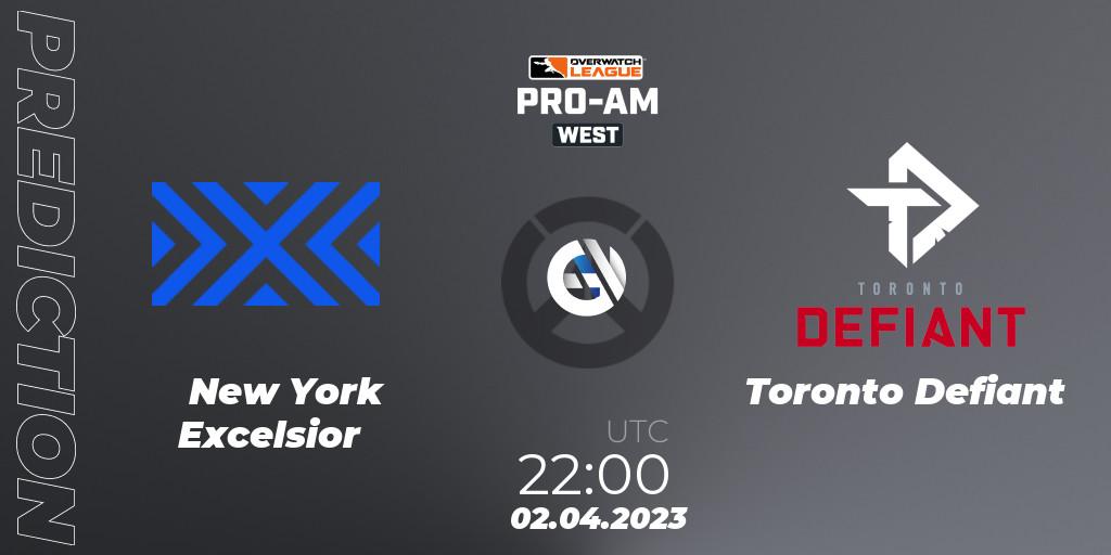 New York Excelsior - Toronto Defiant: Maç tahminleri. 02.04.2023 at 22:00, Overwatch, Overwatch League 2023 - Pro-Am