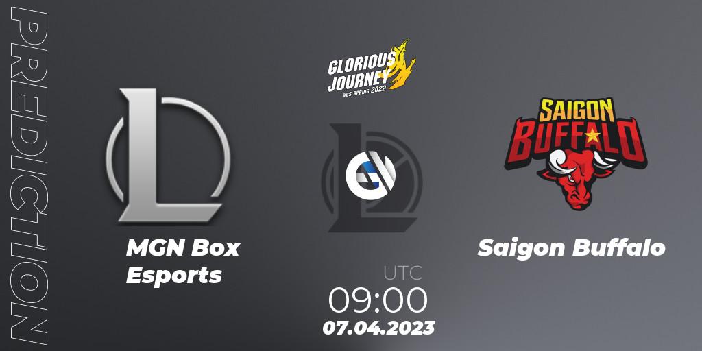 MGN Box Esports - Saigon Buffalo: Maç tahminleri. 07.04.2023 at 10:00, LoL, VCS Spring 2023 - Group Stage