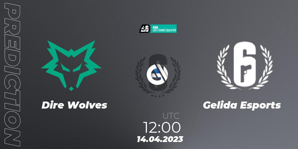 Dire Wolves - Gelida Esports: Maç tahminleri. 15.04.2023 at 06:00, Rainbow Six, Asia League 2023 - Stage 1 - Last Chance Qualifiers