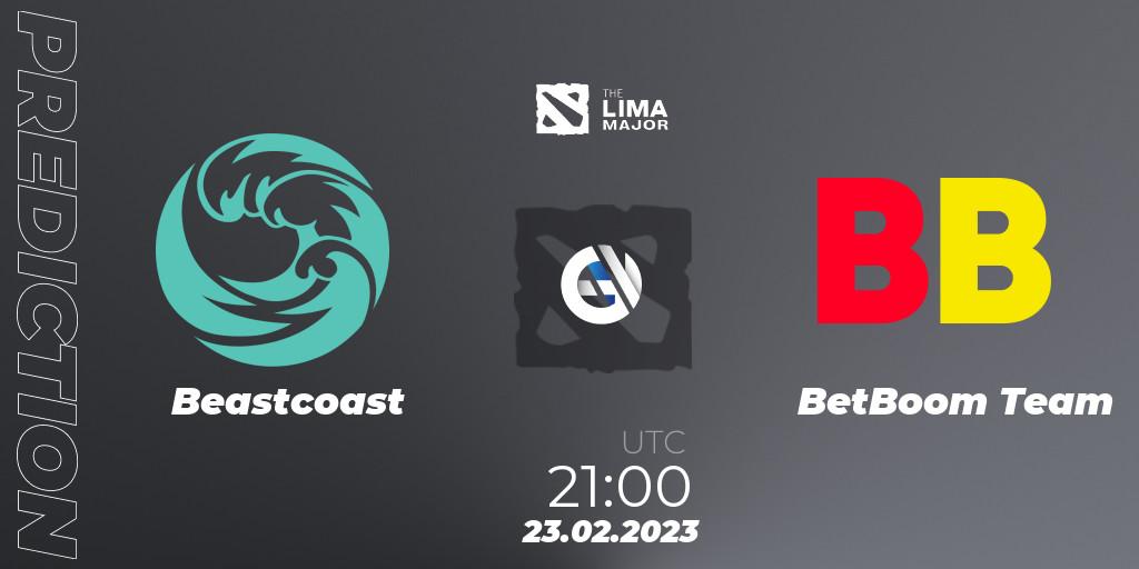 Beastcoast - BetBoom Team: Maç tahminleri. 23.02.23, Dota 2, The Lima Major 2023