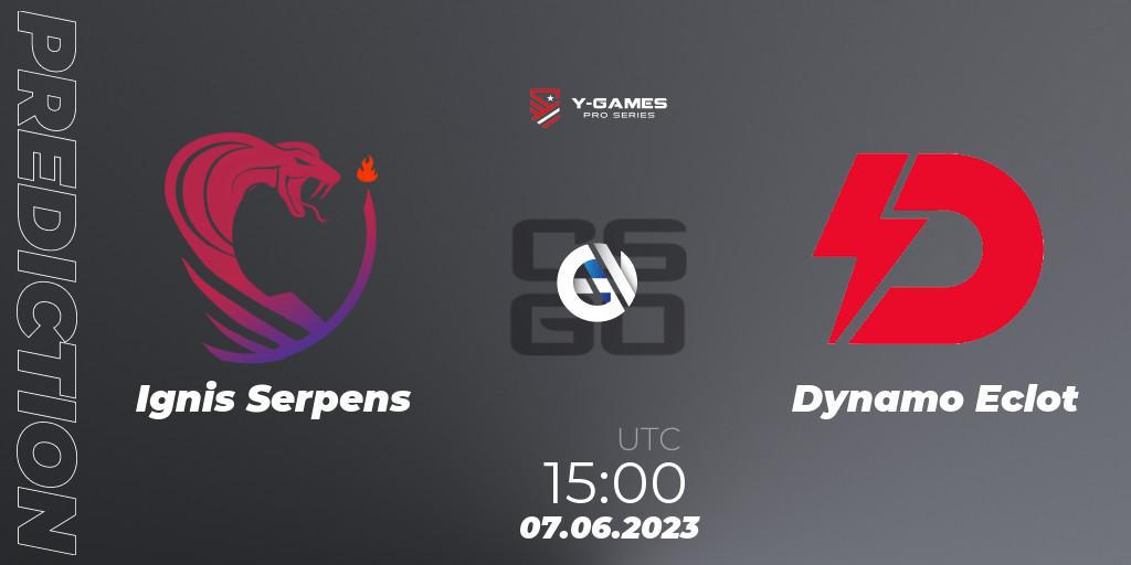 Ignis Serpens - Dynamo Eclot: Maç tahminleri. 07.06.23, CS2 (CS:GO), Y-Games PRO Series 2023