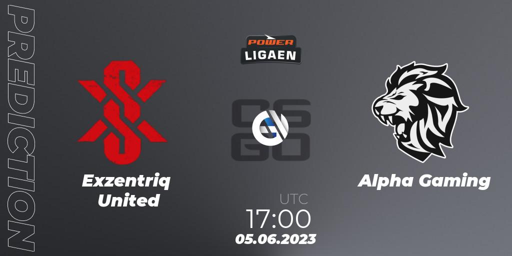 Exzentriq United - Alpha Gaming: Maç tahminleri. 05.06.23, CS2 (CS:GO), Dust2.dk Ligaen Season 23