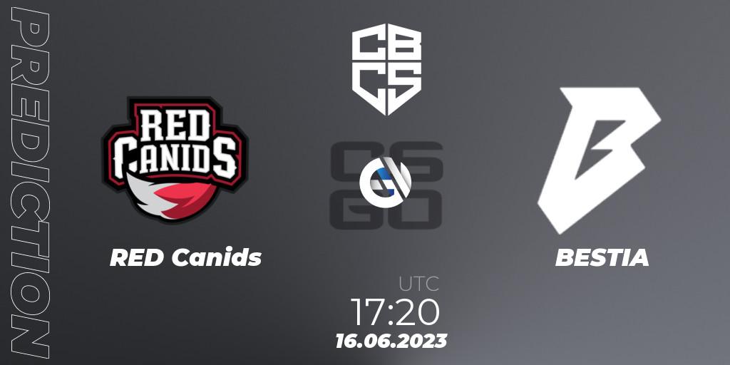 RED Canids - BESTIA: Maç tahminleri. 16.06.23, CS2 (CS:GO), CBCS 2023 Season 1