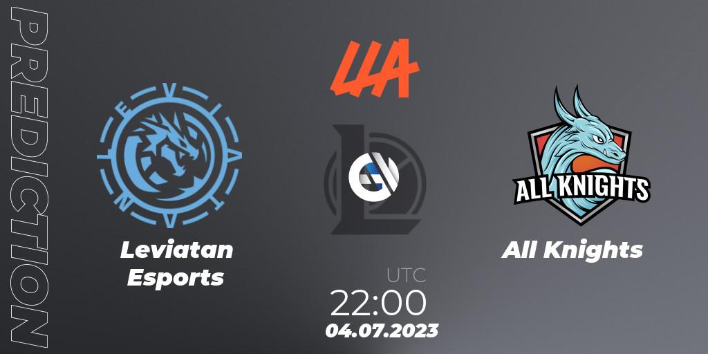 Leviatan Esports - All Knights: Maç tahminleri. 04.07.2023 at 22:00, LoL, LLA Closing 2023 - Group Stage