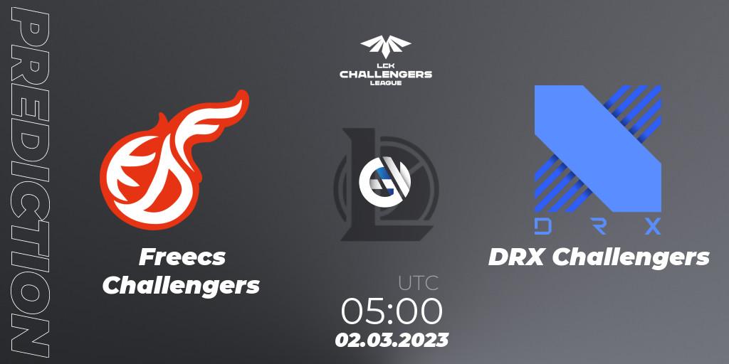 Freecs Challengers - DRX Challengers: Maç tahminleri. 02.03.2023 at 05:00, LoL, LCK Challengers League 2023 Spring