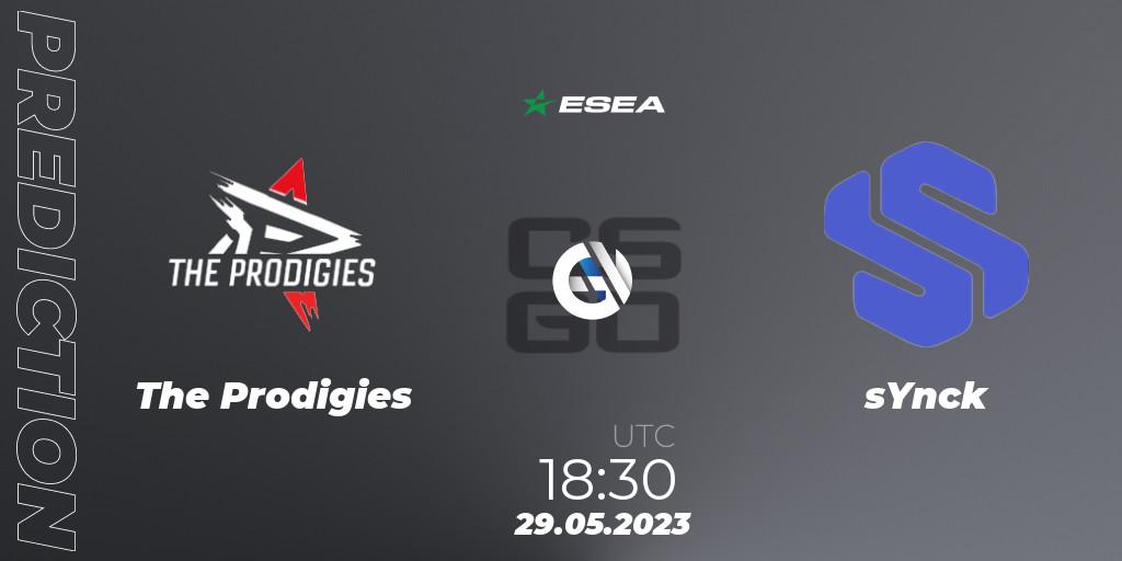 The Prodigies - sYnck: Maç tahminleri. 30.05.23, CS2 (CS:GO), ESEA Advanced Season 45 Europe